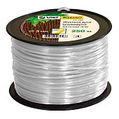 Жилка для тримера, квадрат з кордом, 3мм, 250м в бобіні VERANO | 71-769