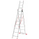Драбина алюмінієва 3-х секційна Квітка PRO (3х8 сходинок) (110-9308)