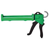 Пістолет для герметика напіввідкритий пластмасовий Favorit | 12-018