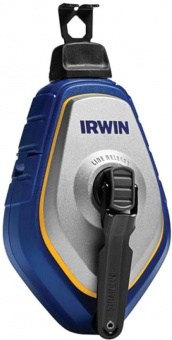 IRWIN Шнур разметочный SPEEDLINE PRO в пластмассовом корпусе, 30м/100', + краситель синий 113г, | 10