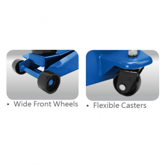 KING TONY Домкрат подкатной профессиональный 3т (H: 140-520 MM) | 9TY132B-03A-B