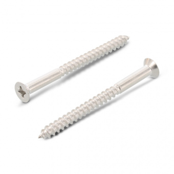 Шуруп нержавеющий универсальный, потай ART 9050 3,5x45/30 A2 PZ2 неполная резьба