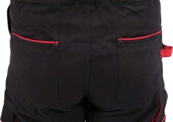 YATO Комбінезон робочий COMFY YATO розмір XXL, чорно-червоний, 9 кишень, 100% бавовна  | YT-79255