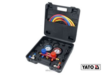 Набір для обслуговування систем кондиціонування YATO: для групи R-134A, 6 шт [6]