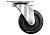 VOREL Колесо до візка поліпропіл. Ø=40мм, b=17мм з обертовою опорою; h=54мм, навантаж-20 кг  | 87401
