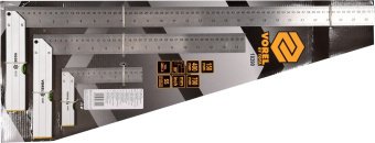 VOREL Кутники з рівнем : L=150/400/700 мм, метрична і дюймова шкали, алюміній+сталь, 3 шт  | 18390