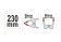 YATO Струбцина пружинна- "прищіпка", металева YATO : L= 230 мм, роб. висота/глиб.- 90/90 мм  | YT-64