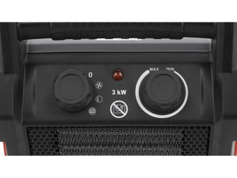 Нагрівач YATO з PTC-елем ел-мереж- 230В, 3кВт, обігрів 30 м² реж- 7/2000/3000 Вт