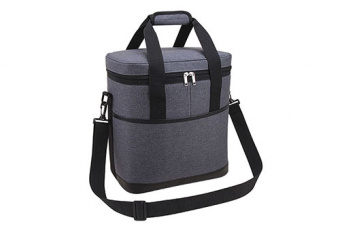 Термосумка 19л серая (30,5х18,5х32,5см) СИЛА