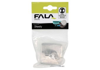 FALA Гачок одинарний, прямий для санвузлів приклейовальний на 2-сторонньому скотчі 3М; 45х45х30 мм |