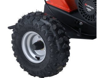 Подрібнювач пнів бензиновий YATO 9 кВт, двиг- 420 см3, вис/глиб зрізу- 25/ 17см, бак- 6,5 л, на 3 ко