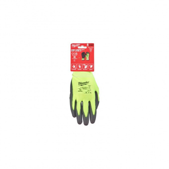 MILWAUKEE Перчатки Hi-Vis Cut размер XXL/10 - (Многоштучная упаковка - 12 пар) | 4932492917