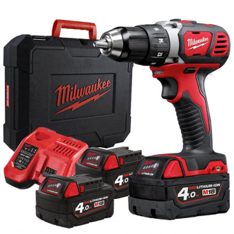 MILWAUKEE Дрель-шуруповёрт аккумуляторная M18 BDD-403C крут. мом. 60 Нм | 4933448362