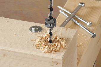 Wolfcraft Упор ограничения глубины (3 шт.) Ø 6, 8, 10 // 2755000