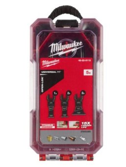 MILWAUKEE Набір полотен для мультитула OPEN-LOK WM (5шт) в кейсі