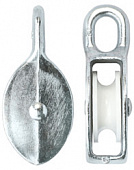 Блок одинарный для каната Ø 8 мм, 30 мм цинк