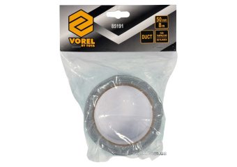 VOREL Стрічка клейка, армована для ремонту тентів, 50 мм х 8 м, зелена  | 85191