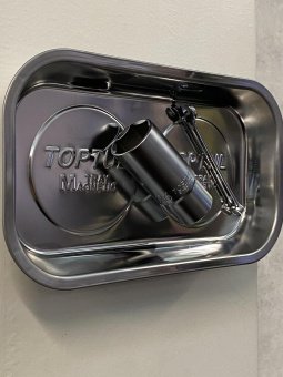 Поддон магнитный прямоугольный TOPTUL 240x140x42 мм JJAF2414