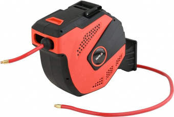 YATO Шланг пневматичний ПВХ на котушці YATO з швидкоз'єдн. наконеч-ми 1/4", Ø=12.5 мм, тиск- 20Bar, 