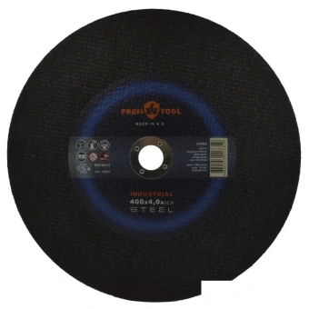Круг отрезной по металлу PROFITOOL INDUSTRIAL 400х4.0х32.0 мм, A24R-BF, F41, 3850 об/мин