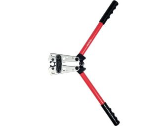 Кліщі-прес ручні YATO для обтискання кабелів Ø= 6, 10, 16, 25, 35, 50 мм², l= 390 мм [10]