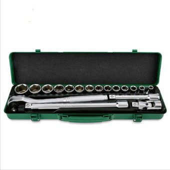 Набор головок с трещоткой TOPTUL 1/2" 18ед. GCAD1821
