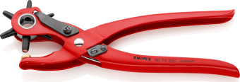 KNIPEX Кліщі просічні з револьверною голівкою 90 70 220 EAN | 90 70 220 EAN