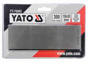 YATO Брусок абразивний, алмазний, для заточування YATO : 150 х 50 х 4 мм, з грануляцією G300  | YT-7