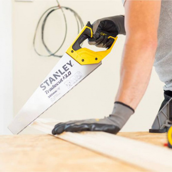 STANLEY Ножовка "Tradecut" универсальная с закаленными зубьями, L = 380мм, 11 tpi.