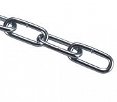 Цепь длиннозвенная 2,0mm оцинкованная, бухта 80мп