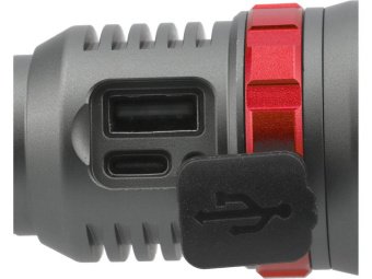 Ліхтар ручний LED-діодний YATO Li-Ion 3.7 В, 4 АГод, 10Вт,  зарядка від USB-C [6/24]