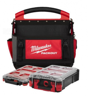 MILWAUKEE Сумка для инструментов и 2 органайзера PACKOUT, набор из 3 частей 4932499040 | 4932499040