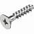 Саморезы нержавеющие для термопластика с потайной головкой PH DIN 9162