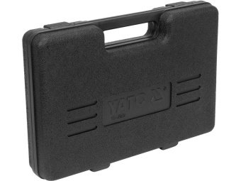 Засоби для очистки гнізд сопл форсунок YATO; тримач- 1/4" Ø= 7, 16, 17, 18, 20, 23 мм, компл. 19 ел.