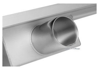 FALA Трап стіновий зливний з нержавіючої сталі "BRICK" ; 60х 4х 5 см  | 75353