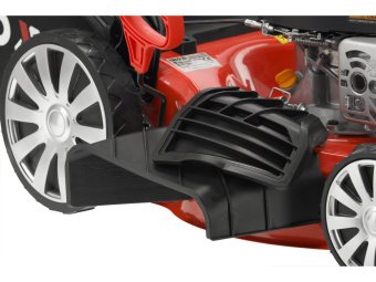 Газонокосарка бензинова YATO з приводом :2,4кВт, ширина різання: Ø= 46см, травозбірник- 62л