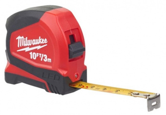 MILWAUKEE Рулетка метричназ LED підсвіткою, 3м, (12мм) | 48226602