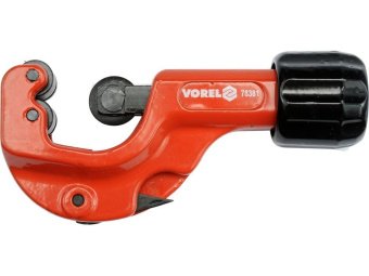 Труборіз VOREL для мідних/ алюмінієвих/ ПВХ труб Ø= 3- 32 мм, 2 різці Ø= 18/5 мм, t= 4 мм [60]