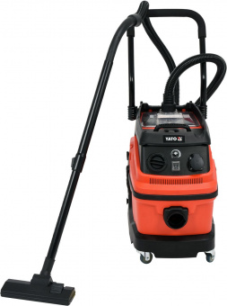 YATO Порохотяг промисловий мережевий YATO: 1600Вт, збірна ємність- 30л, з ручним струшуванням фільтр