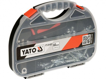 YATO Заклепочник дюбелів "Molly" YATO з 60 дюбелями  | YT-51451