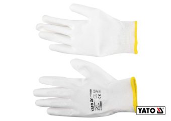 YATO Рукавиці робочі нейлонові YATO білі, розмір 9  | YT-74699