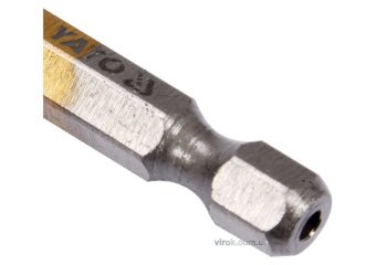 YATO Свердло фрезерувальне по металу YATO : HSS-TIN, Ø= 13 мм, l= 120 мм, HEX - 1/4"  | YT-44831