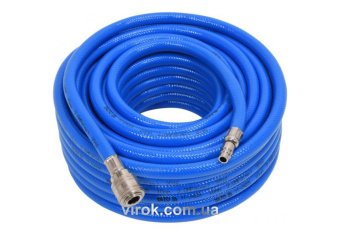 YATO Шланг пневматичний ПВХ YATO з швидкоз'єднув. наконечниками; Ø= 10 мм, макс. тиск 20 Bar, l= 20 