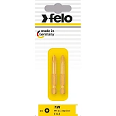 Бита FELO PZ2х50 мм TIN, 1/4, С 6,3, ВОХ (2 шт.) (03202567)