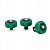 Набор мини трещоток дисковых 1/4-1/2" 3 ед. TOPTUL GAAR0302