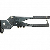 VOREL Заклепочник з обертовою головкою, l= 280 мм, для нітів 2,4; 3,2; 4,0; 4,8 мм  | 70100