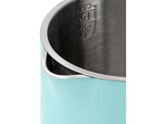 Електрочайник з термостатом з нержавіючої сталі LUND 1,5 л бірюзовий, 2200 Вт, живл від мережі 230 В