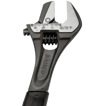 Разводной ключ BAHCO ERGO™ 90P с центральной гайкой, прорезиненная рукоятка (9070P)