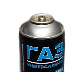 VIROK Балон газовий 1-разовий з різьбою (7/16) 330g/562ml. (E417)  | 44V153