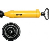 VOREL Помпа ручна для прочистки каналізаційних труб з насадками Ø= 65, 155 мм  | 55505